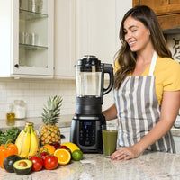 1200W 1.8L High-Speed Professional Kitchen Smoothie Blender w/ Heating